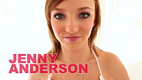JENNY ANDERSON Super Cute 19 YO NewbieTeen Huge Cock POV Blowjob and Cum Swallow - Must See! A