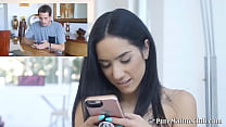 Hot Milf Has Sneaky Sex With Her Husband's After Feeling Lonely