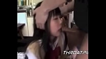 Nonton 0017 Japanese Gets Cum Shoved In Her Throat thumbnail