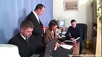 Workplace busty babe group fucked by boss  - TubeLoud.com
