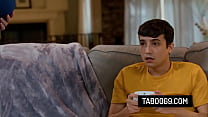 Big Tits Stepmom Convince Stepson To Swap Video Games For Her Pussy
