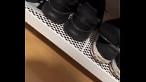 Good morning!I couldn't decide between white or black socks today, so I took one of each pair•more on OF ?#feet # ...