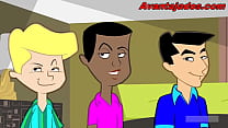 Anime Gay o Rabudo na Orgia Gay