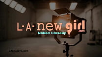 Aspiring teen model naked close-up