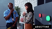 Brunette Slut's ACCIDENTAL AIRPORT BUKAKKE!