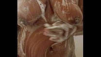 Black Wife Gets Soapy in Sensual Shower (KYExperience)