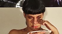 Teen girl's huge snot by sneezing fetish pt1 HD