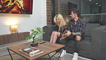 My step uncle's girlfriend rides my cock while I'm on a phone call with my girlfriend -MILF, CUMLOAD