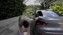 Ya viste todo lo que paso con el chico que mi esposo contacto para lavar el carro? EstebanG2 0