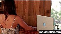 Petite girl gives big boobs lesbian an orgasm to remember 7