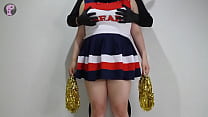 とんでもない潮吹き まるで噴水のよう クジラを超えました ぽっちゃりチアガール2 何回吹いたかわからない チアコスがびしょびしょ