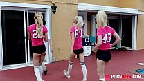 4 babes getting banged by two dudes
