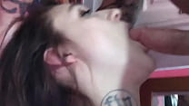 Licking asshole and deepest throat