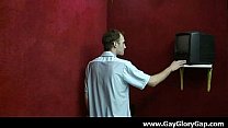 Gay glory hole - Nasty gay oral sex and gay handjobs 27