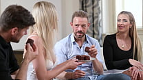 Bi Babes Ria Sunn And Venera Maxima Take Turns In Double Penetration Gangbang GP2805