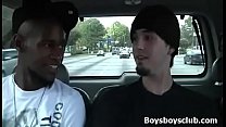 Well fit muscled black dude fuck white teen gay boy hardcore 01