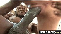Big hairy pussy babe gets hard fucked in pussy deep 4
