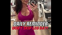 Here is your daily reminder to not skip leg day! ? If you can walk normally after your leg day, then you need to train ...