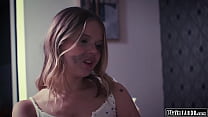 Happy stepfathers day you cheating asshole.Petite stepdaughter Coco Lovelock knows her stepdads been watching her streams and makes him fuck her