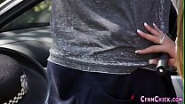 Cfnm policewomen stroke