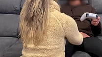 My wife's friend climbed into my pants and didn't let go of my dick until I cum...