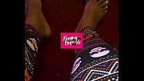 Nice ebony toes
