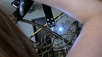 Master trains bound submissive milf in hard home bdsm fisting for the first time