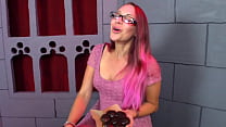 La Vore Girl's enjoyable snack at the Tower of Vore!