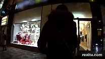 Attractive czech nympho is teased in the hypermarket and pounded in pov