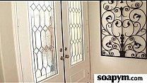 a very hot soapy massage and a hard fucking 9
