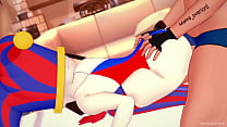La caliente Pomni esta lista para ser follada usando su bañador (hentai 3d)
