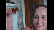 Horny brunette Tanya c. on fat love stick