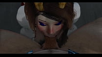 3d vampire sucks some serious sized cock in a scifi apartment