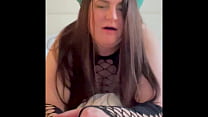 hot bbw sucking black cock and swallowing a creamy load