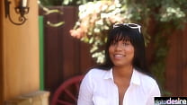 Busty Ebony Country Babe Jenna Foxx Toying her Pussy on a Farm by DigitalDesire