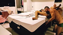 This time, my stepson even fucked my little feet, of course my ass too, it was very perverted, in the end he smeared the soles of my feet with cum. Luna Oliveira e Vagninho