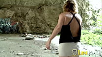 Milf Delia cheats on husband with stranger guy