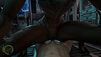 Human and Tauren alien fuck