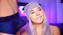Valentina, the Angel-Faced Slut, Lives to Keep Her Mouth Busy with Hard Cocks, Her Gagging Music to Her Ears!