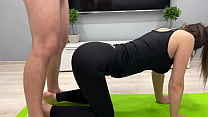 stepdad fucked stepdaughter during yoga