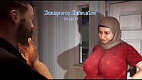 Marocco hijab chubby 36 yo woman anal sex spanking and titsjob with big tits full of sperma