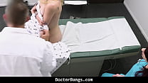 The Doctor Focuses on Her Cervix, His Fingers Probing Carefully to Understand the Source of Her Pain - Doctorbangs