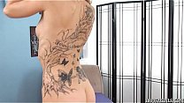 Cutie Kassius Kay is eager to get a big cum facial