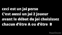 Joi 2 joueur french  : anal