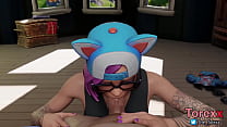 Lynx sucking you off