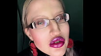 Kisses lips sissy ASMR cuck transformation