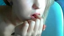 blonde teen perfect body live