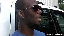 Blacks On Boys - Interracial Hardcore Gay Porn Movie 22