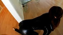 Cute Ebony Tatiana Brown DP Plugged