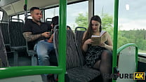 MATURE4K. FUCK ME IN THE BUS! In front of... Hot sex with Vitoria Vonteese & Jack 23